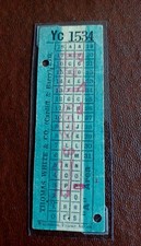 THOMAS WHITE & CO. ( CARDIFF & BARRY ) LTD. - BUS TRAVEL TICKET