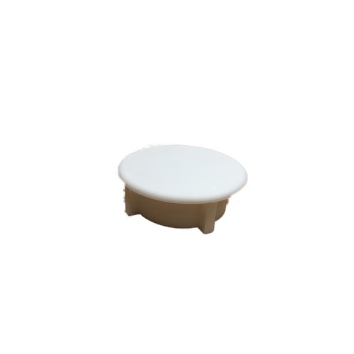 White recessed island - white, table