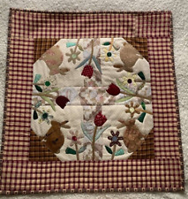 Country Charm "Bunny in Spring" Table Quilt - New