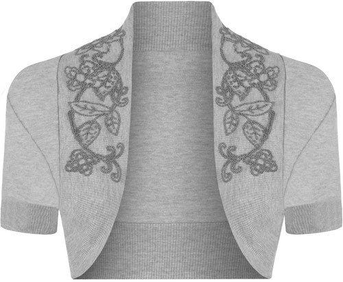 Women beaded sequin shrug - women,