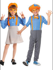 Boys Gilrs Blippi Costume
