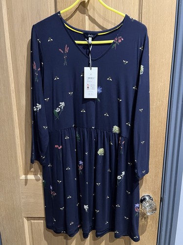 Joules navy dress - navy, with