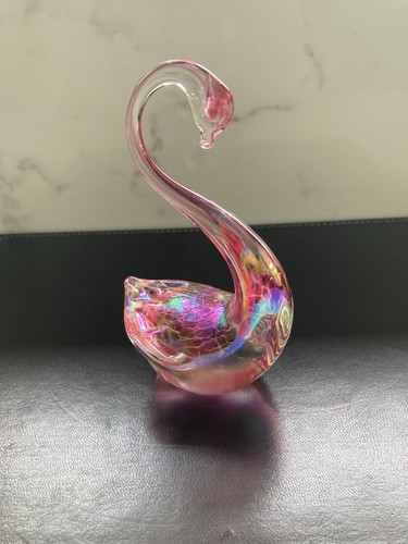 Pretty pink iridescent - pink, glass