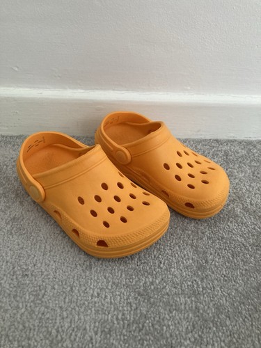 Kids orange clogs beach - clogs,