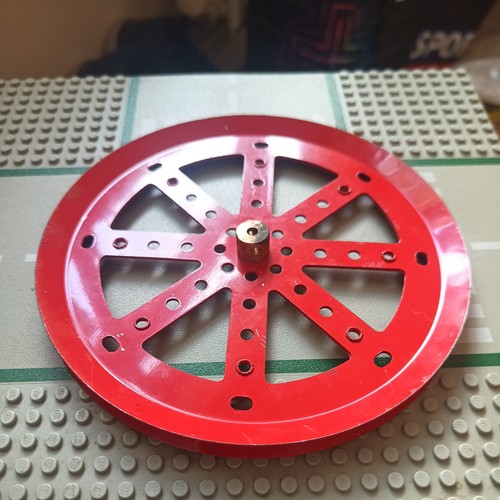 Vintage meccano 19c pulley - meccano, 6