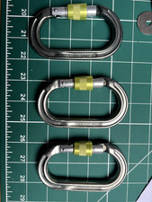 DMM Oval Screwgate carabiners