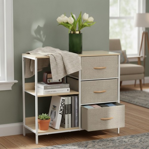 Beige modern chest - beige, of