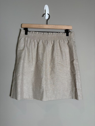 Crew tan metallic linen - j.,