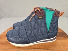 Teva Quilted Navy Blue Elastic Inset Active Outdoor Bootie Boots Women’s Size 6