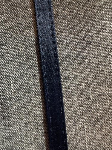 Silver grey linen with navy