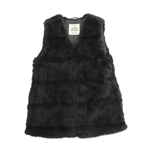 Zara girls faux fur gilet - zara,