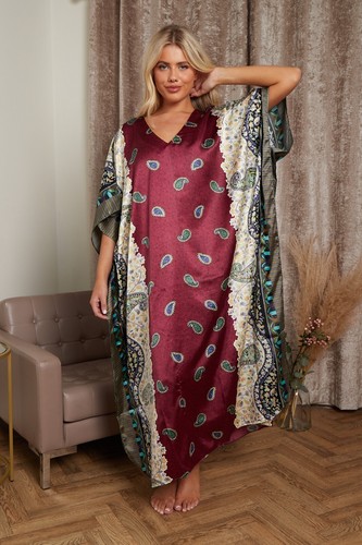 Fashion satin caftan - caftan, in