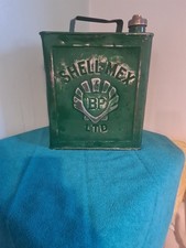 1939 Reads Of Liverpool SHELL-MEX-BP 2 Gallon Petrol Can Restored Vintage Style
