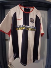 Diadora West Bromwich Albion 2003/2004 Home Shirt Size L authentic