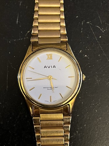 Avia vintage gold plated mens - gold,