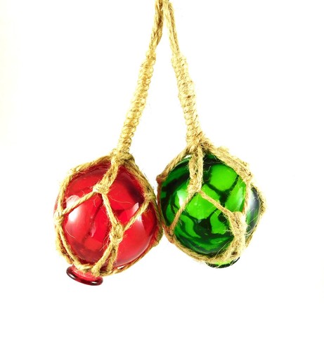 Glass float two - float, buoys