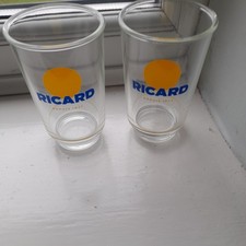 RICARD tumbler glass x 2
