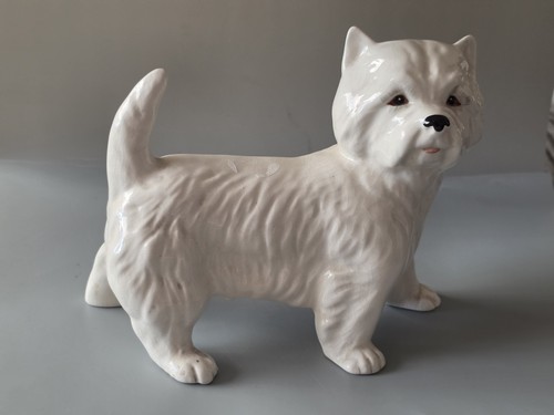 Vintage melba ware westie dog - melba,