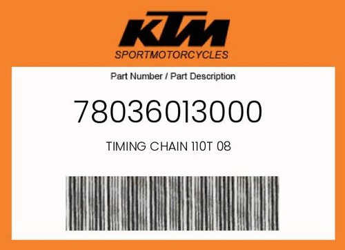 Ktm genuine timing chain - ktm,