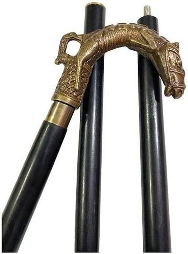 Vintage brass horse - vintage,
