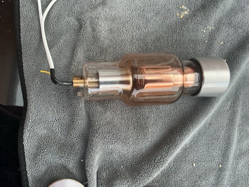 Vintage glass power vacuum - vintage,