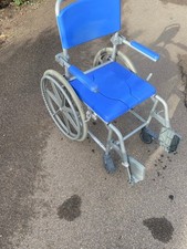 commode toilet chair with wheels SELF PROPELLED DIDABLED SHOWER TOILET WET ROOM