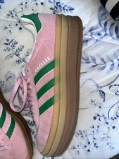 Adidas Gazelle Bold Pink Green