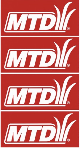 Mtd lawn mower stickers - lawn,