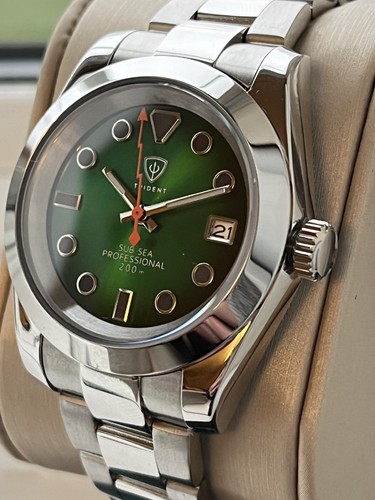 Trident dress watch green dial - watch,