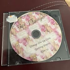 vintage pin up girls backing