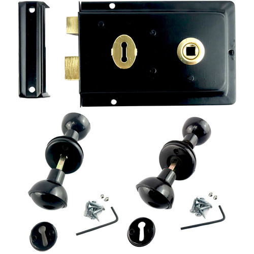 Plastic door knob handles - plastic,
