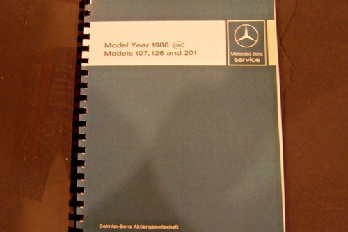 1986 mercedes service - , repair