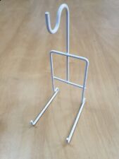 JES: Hanging Cup & Saucer Stand White, Nylon Coated, Made in England