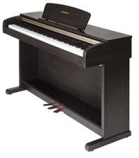 Kurzweil Mark Pro One i Digital Piano with Cabinet Stand -  Polished Ebony
