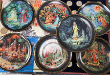 7 RUSSIAN FAIRY TALE PLATES