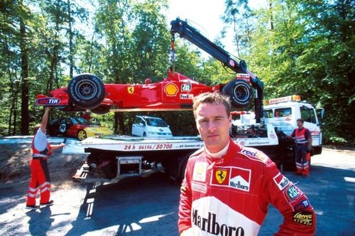 Eddie irvine ferrari breaks - irvine,