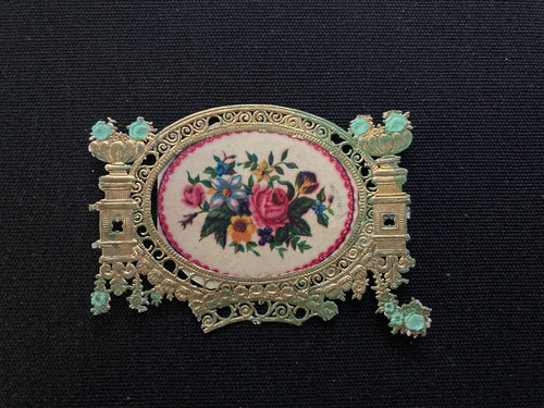 Victorian paper lace card