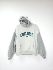 Childish Hoodie Mens Medium Grey Green Adventure Oversized 1995 TGF Bros