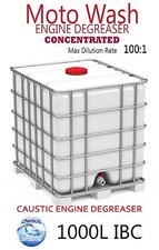Engine Degreaser Motowash 1000L IBC Caustic Ready to Use Heavy Duty Formula 
