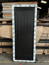 NEW EXTERIOR SOLID CORE BLACK COMPOSITE DOOR 852X2090 MM *1394