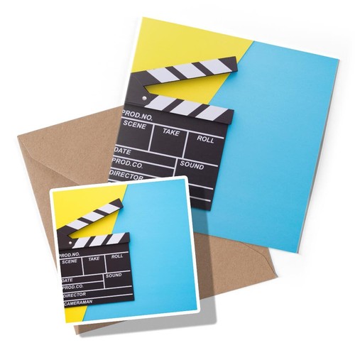 Greeting card sticker - x,