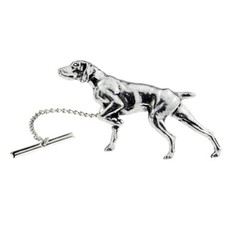 Pointer Dog English Pewter Tie Tac / Tack - XTTTA30