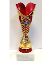 Boxing gold trophy award Marble Base  Free Engraving-CL