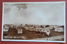 DYMCHURCH Pipers Camp Holiday Park RPPC Vintage Touring Caravans