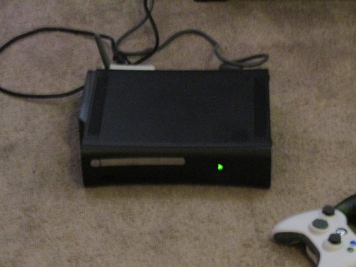 Xbox 360 console black - console, bundle