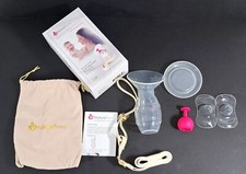 Nature Bond Silicone Manual Breast Pump 5 in 1 Set with 2 x Avent Nipple Shields