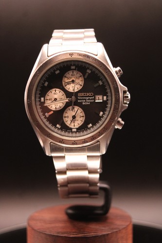 Seiko chronograph 40mm mens - chronograph,