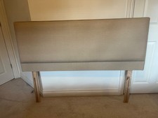 John Lewis BEDFORD upholstered headboard with struts.  150cm Kingsize