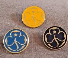 Set of 3 Girl Guides Trefoil