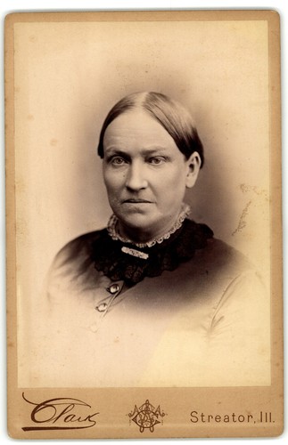 Antique cabinet card - cabinet, circa